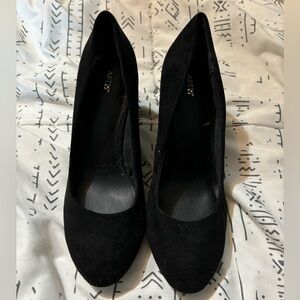 Black Wedges. Apt 9, size 7.